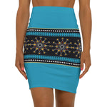 Starburst - Turquois - Women's Mini Skirt