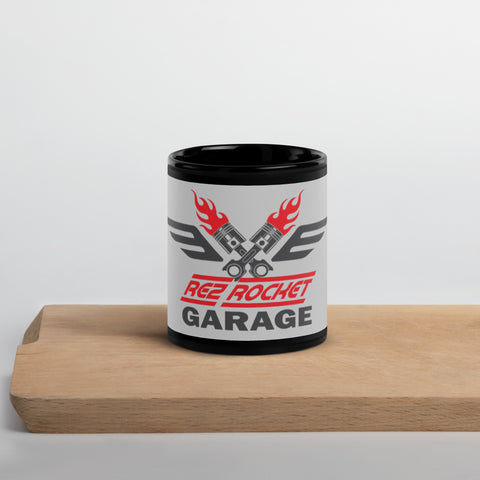 Rez Rocket Garage - Black Glossy Mug