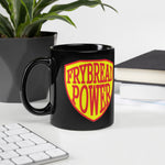 Frybread Power - Black Glossy Mug