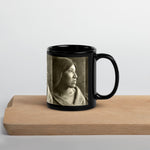 Desert Cahuilla Woman - Black Glossy Mug