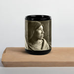 Desert Cahuilla Woman - Black Glossy Mug