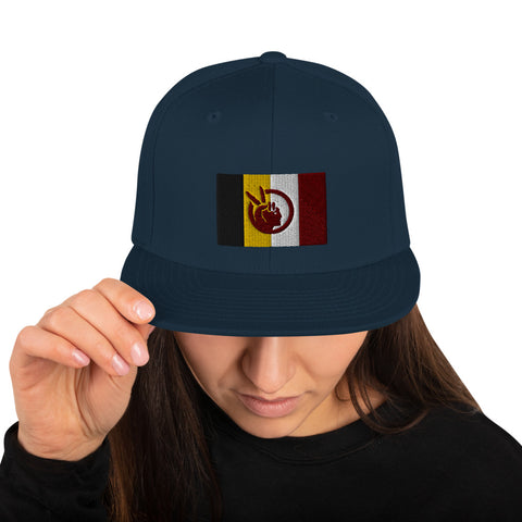 Embroidered American Indian Movement - AIM - Snapback Hat