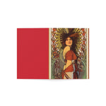 Indigenous Goddess Gang - Dominion - Art Nouveau Folded Greeting Cards (1, 10, 30, and 50pcs)