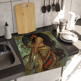 Indigenous Goddess Gang - Mkwisagizo - Art Nouveau Tea & Kitchen Towel
