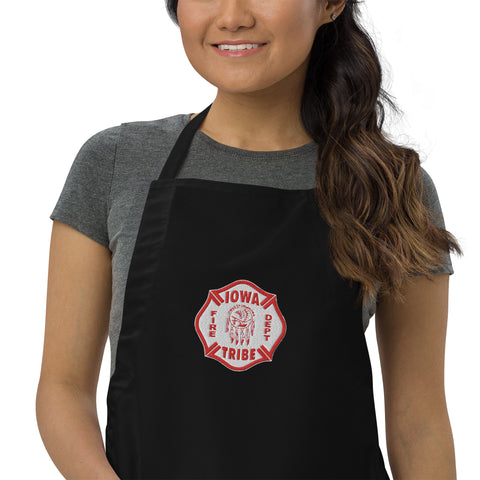 Iowa Tribe Fire Department - Embroidered Apron