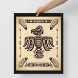 Pacific Northwest Eagle - Framed Canvas