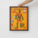 Kananesgi Man Super Hero - Framed Canvas