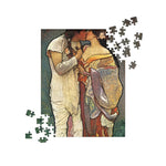 Moo ‘ams ni stinta - Sweethearts V - Indigenous Art Nouveau - Jigsaw puzzle
