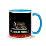 California Native Flag - Mug with Color Inside
