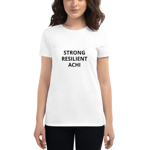 Strong Resilient Achi - Women's Short Sleeve T-Shirt