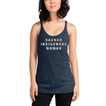 SACRED Indigenous Woman - Women's Racerback Tank