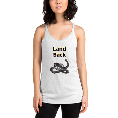 Land Back  Snake - Women's Racerback Tank