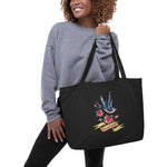 Decolonize - Sailor Jerry Style Swallow Tattoo Large - Organic Tote Bag
