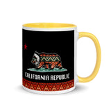 California Native Flag - Mug with Color Inside