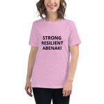 Strong Resilient Abenaki - Women's Relaxed T-Shirt