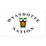 Wyandotte Tribe Flag - Bubble-free stickers