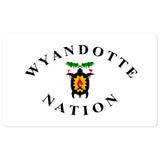 Wyandotte Tribe Flag - Bubble-free stickers