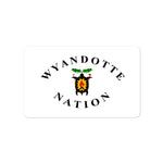 Wyandotte Tribe Flag - Bubble-free stickers