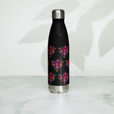 Eastern Woodlands Style Floral Uterus - Stainless Steel Water Bottle