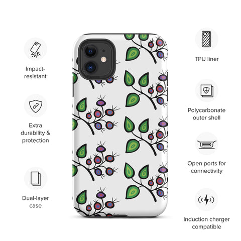 Sata Blueberries - Tough iPhone case