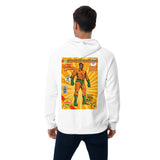 Kananesgi Man Super Hero - Unisex Eco Raglan Hoodie