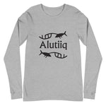 Alutiiq Whaling Petroglyph - Unisex Long Sleeve Tee