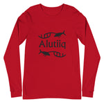 Alutiiq Whaling Petroglyph - Unisex Long Sleeve Tee