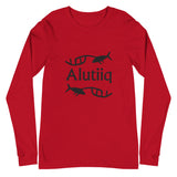 Alutiiq Whaling Petroglyph - Unisex Long Sleeve Tee