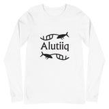 Alutiiq Whaling Petroglyph - Unisex Long Sleeve Tee