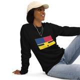 Zuni Flag Unisex Organic Raglan Sweatshirt