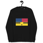 Zuni Flag Unisex Organic Raglan Sweatshirt