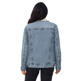 Delaware Lenape Tribe Seal - Denim Sherpa Jacket