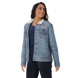 Delaware Lenape Tribe Seal - Denim Sherpa Jacket