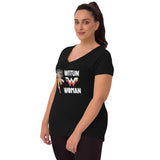 Witun Woman - Indigenous Super Heroes - Women’s Recycled V-Neck T-Shirt