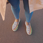 Eastern Wheel - Women’s Slip-On Canvas Shoes