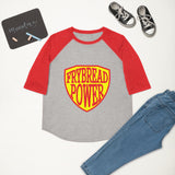 Frybread Power - Youth Baseball Shirt